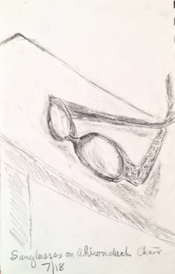 Eileen Leahy: Sunglasses, pencil.